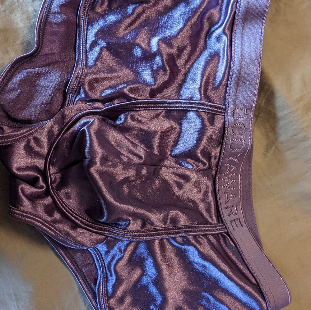Men's satin bikini Bodyaware small new